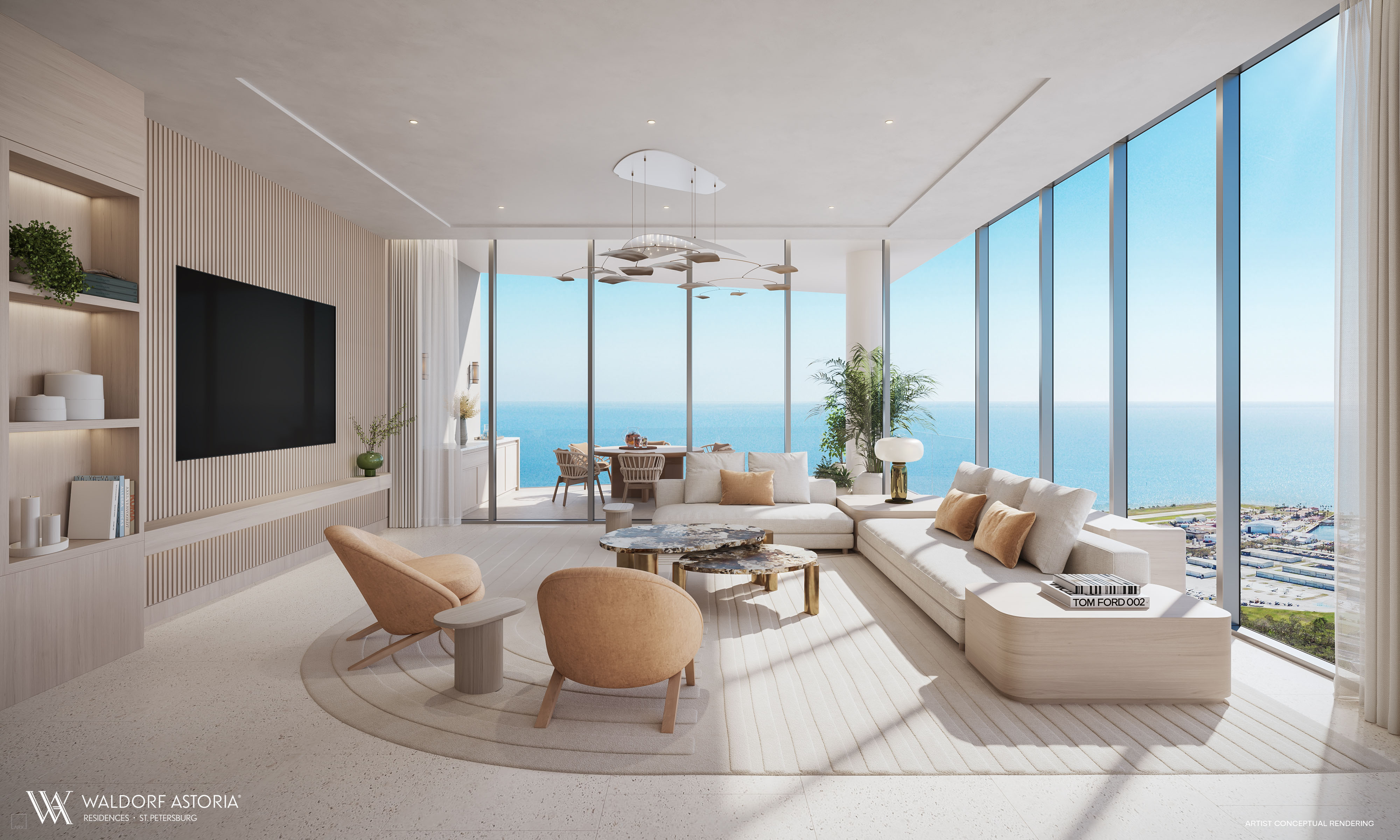 Waldorf Astoria St Petersburg living room interior by BAMO