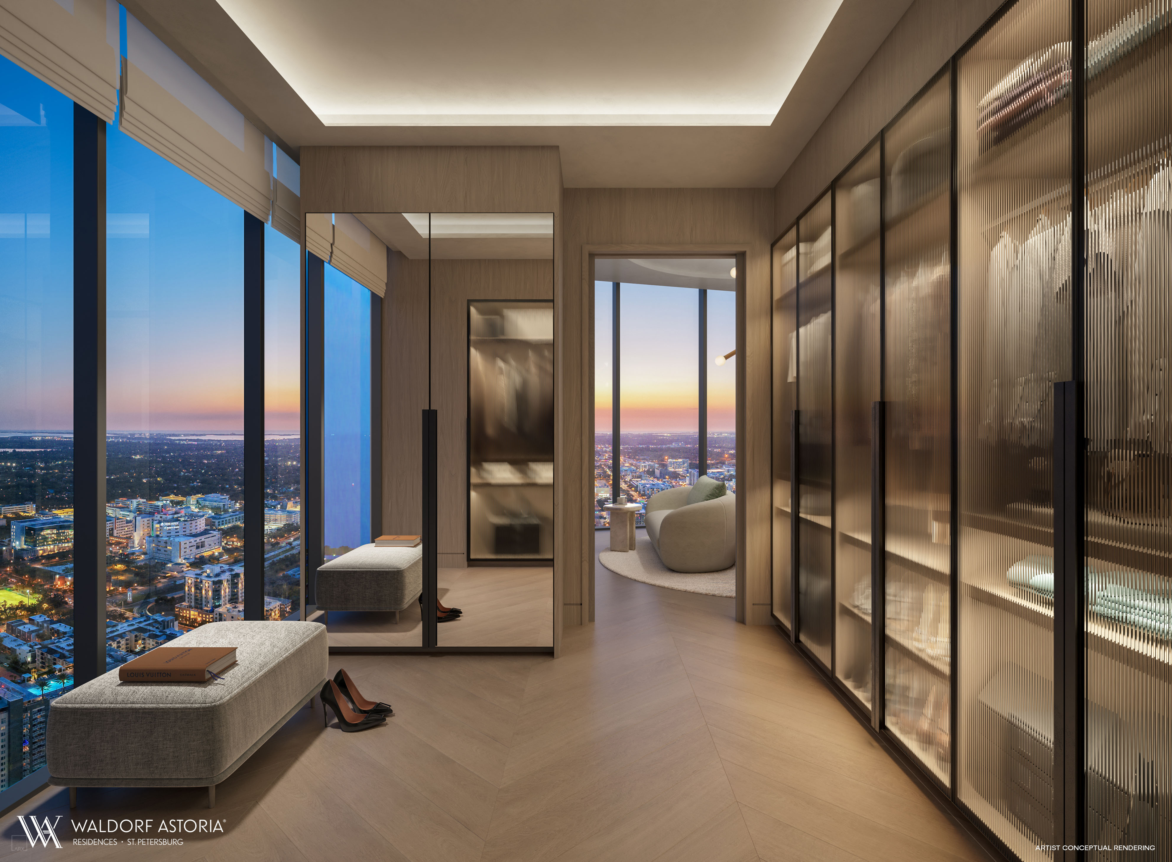 Waldorf Astoria St Petersburg primary closet